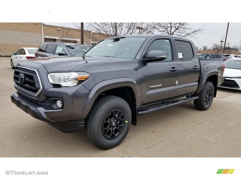 2020 Tacoma SR5 Double Cab 4x4 - Magnetic Gray Metallic / Cement photo #1