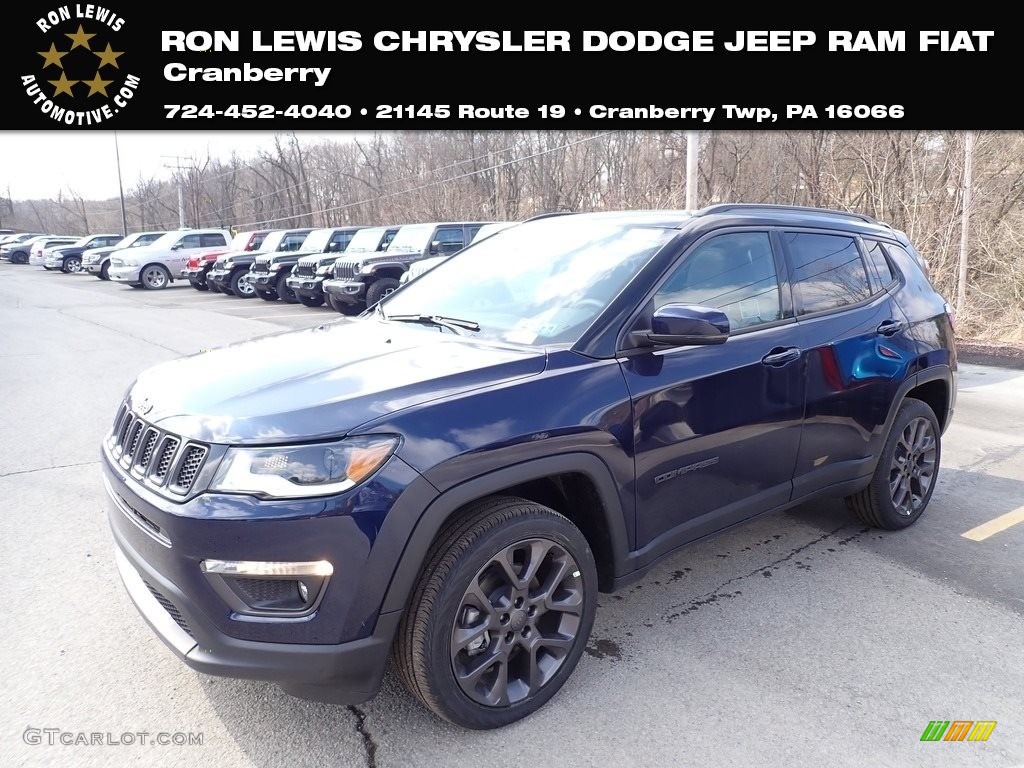 2020 Compass Limted 4x4 - Jazz Blue Pearl / Black photo #1