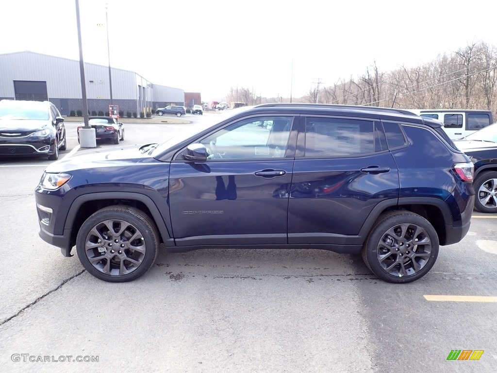 2020 Compass Limted 4x4 - Jazz Blue Pearl / Black photo #2