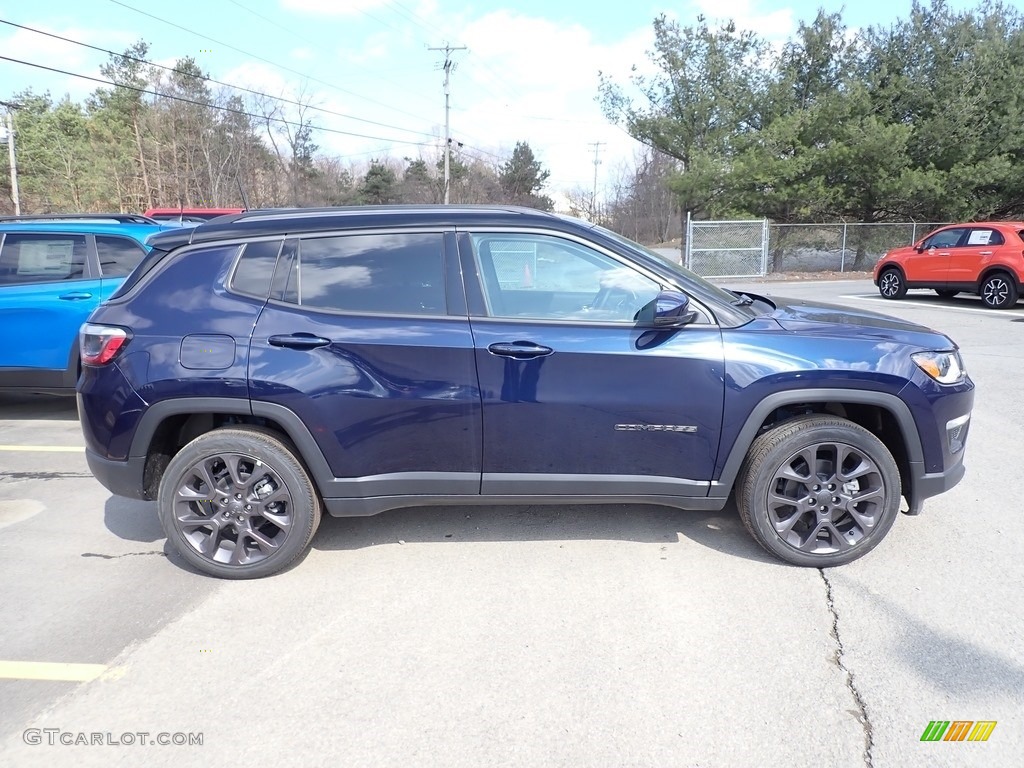 2020 Compass Limted 4x4 - Jazz Blue Pearl / Black photo #6