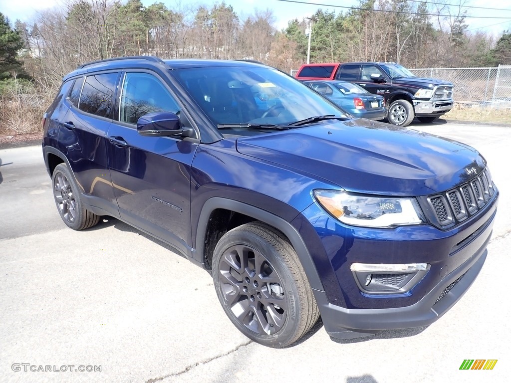 2020 Compass Limted 4x4 - Jazz Blue Pearl / Black photo #7