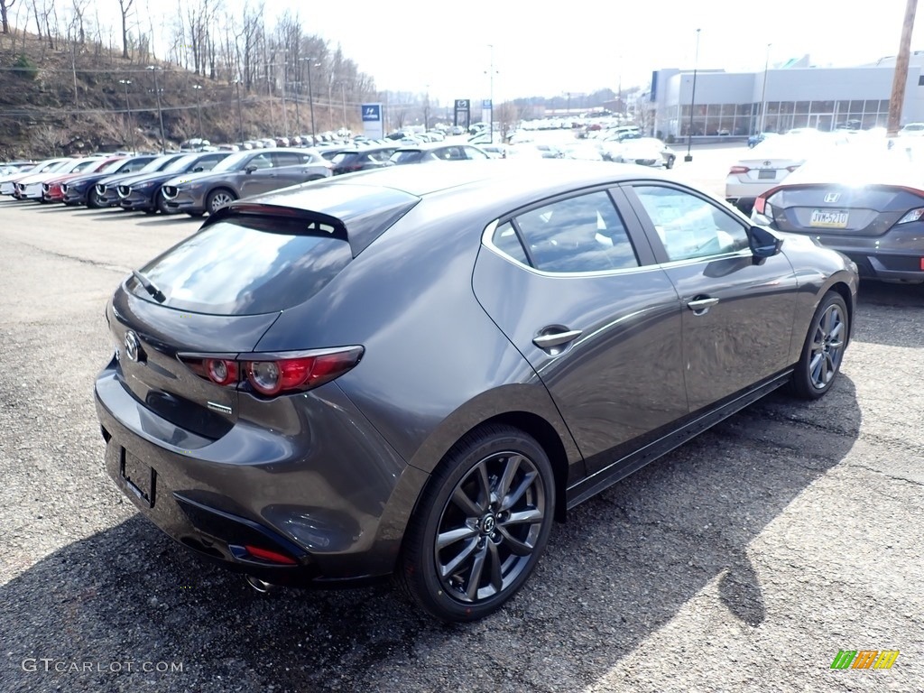 2020 MAZDA3 Hatchback - Machine Gray Metallic / Black photo #2