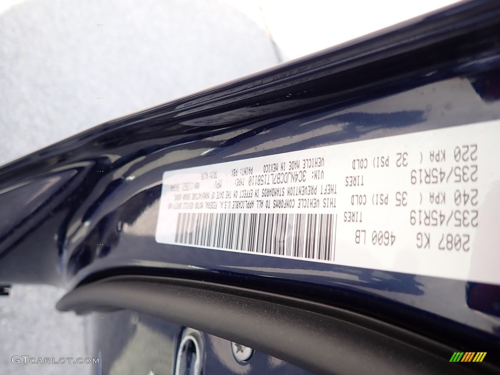 2020 Compass Limted 4x4 - Jazz Blue Pearl / Black photo #15