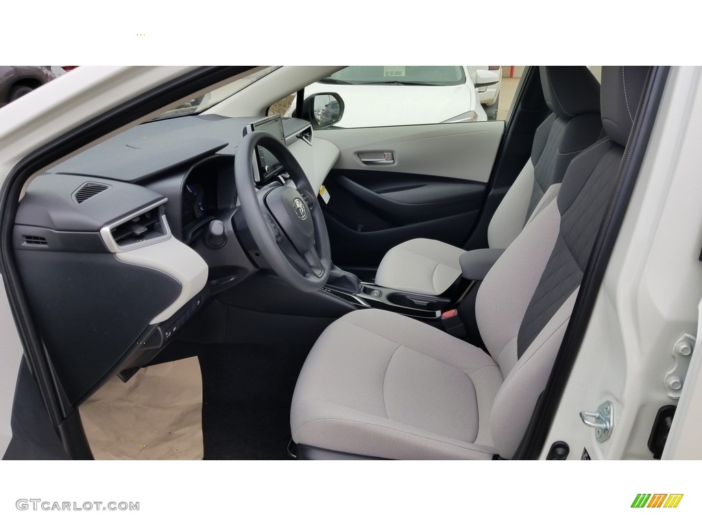 2020 Corolla LE Hybrid - Blizzard Pearl White / Light Gray photo #2