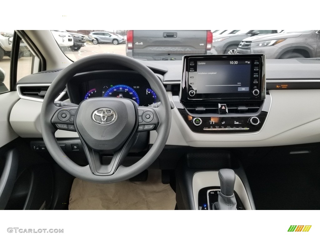 2020 Corolla LE Hybrid - Blizzard Pearl White / Light Gray photo #4