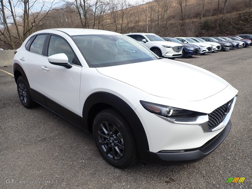 2020 CX-30 AWD - Snowflake White Pearl Mica / Black photo #3