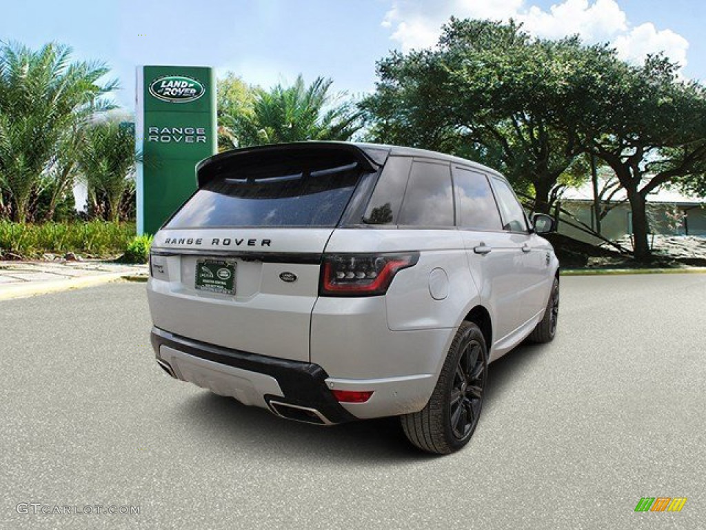 2020 Range Rover Sport HST - Indus Silver Metallic / Ebony/Ebony photo #2