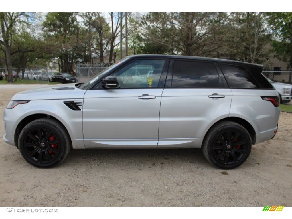 2020 Range Rover Sport HST - Indus Silver Metallic / Ebony/Ebony photo #6