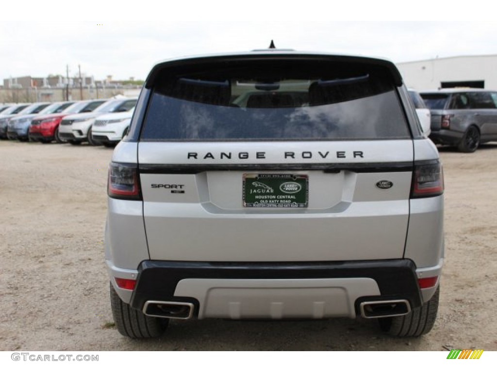 2020 Range Rover Sport HST - Indus Silver Metallic / Ebony/Ebony photo #7