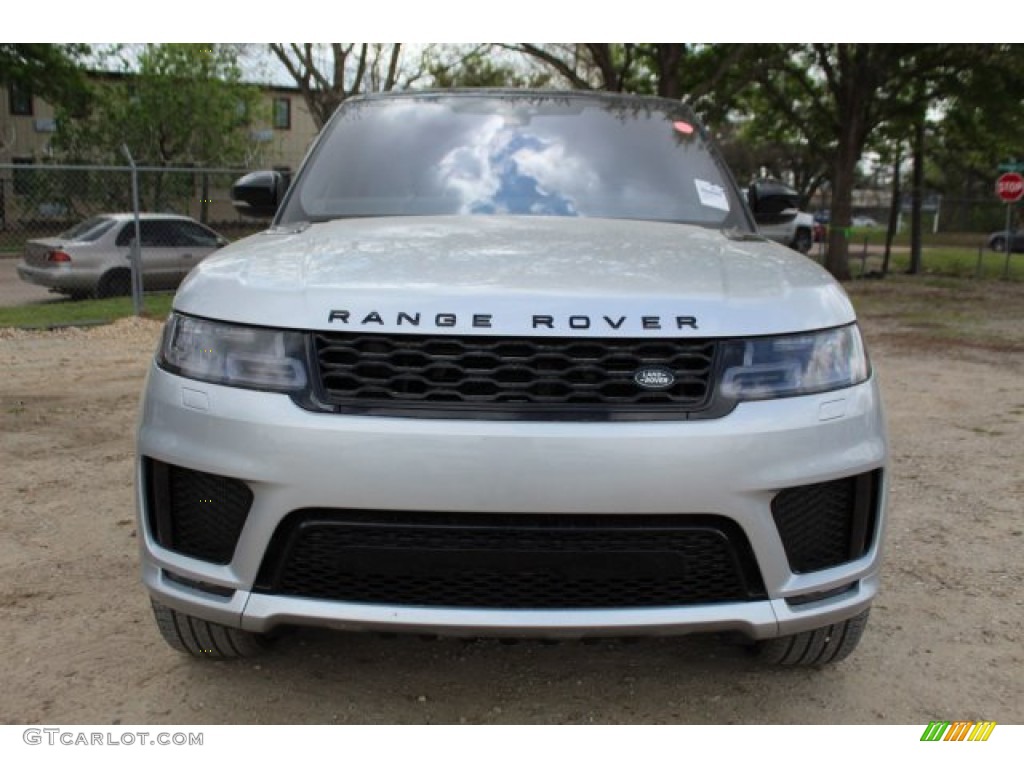 2020 Range Rover Sport HST - Indus Silver Metallic / Ebony/Ebony photo #8
