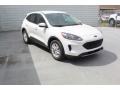 2020 Star White Metallic Tri-Coat Ford Escape SE  photo #2