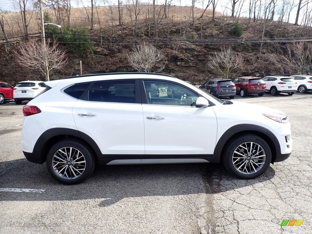 2020 Tucson Ultimate AWD - Cream White Pearl / Beige photo #1