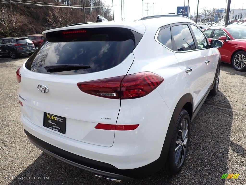 2020 Tucson Ultimate AWD - Cream White Pearl / Beige photo #2