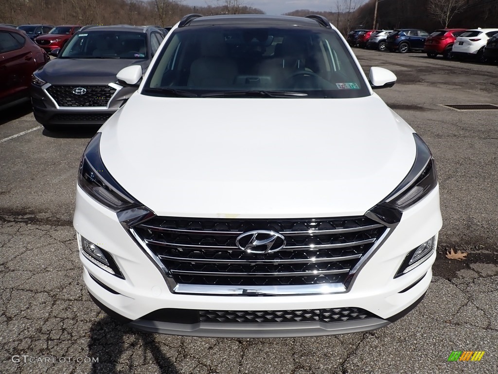 2020 Tucson Ultimate AWD - Cream White Pearl / Beige photo #4