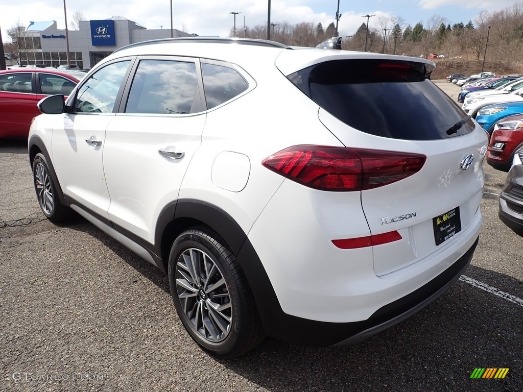 2020 Tucson Ultimate AWD - Cream White Pearl / Beige photo #6