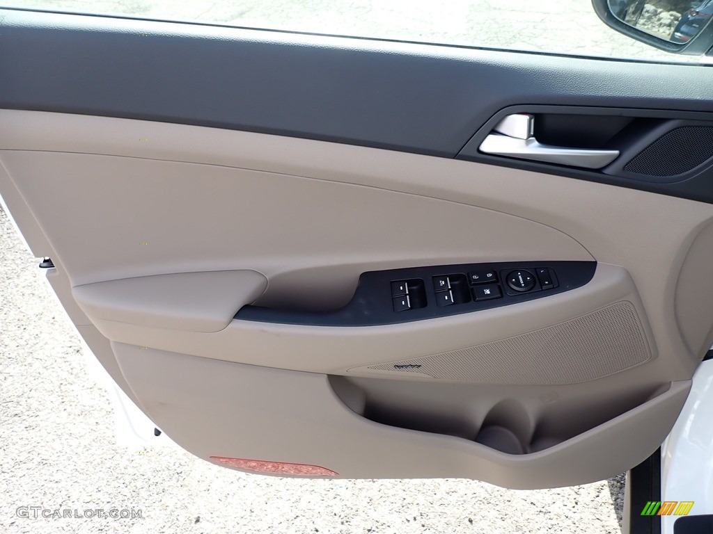 2020 Tucson Ultimate AWD - Cream White Pearl / Beige photo #11