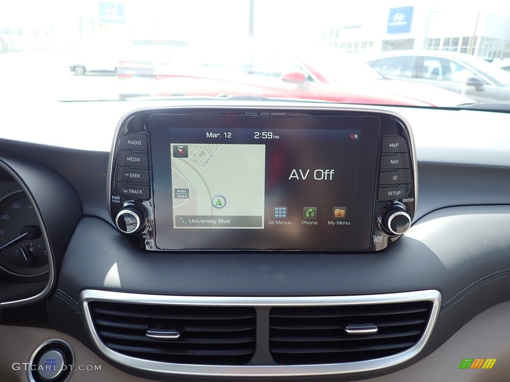 2020 Tucson Ultimate AWD - Cream White Pearl / Beige photo #14