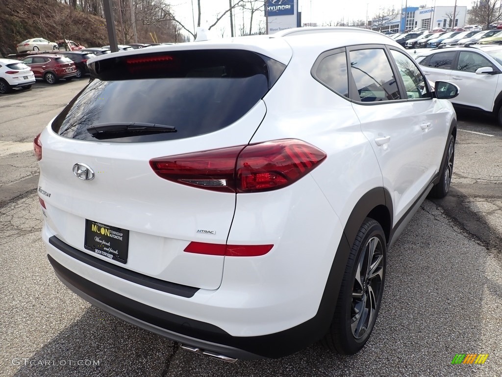 2020 Tucson Sport AWD - Cream White Pearl / Gray photo #2