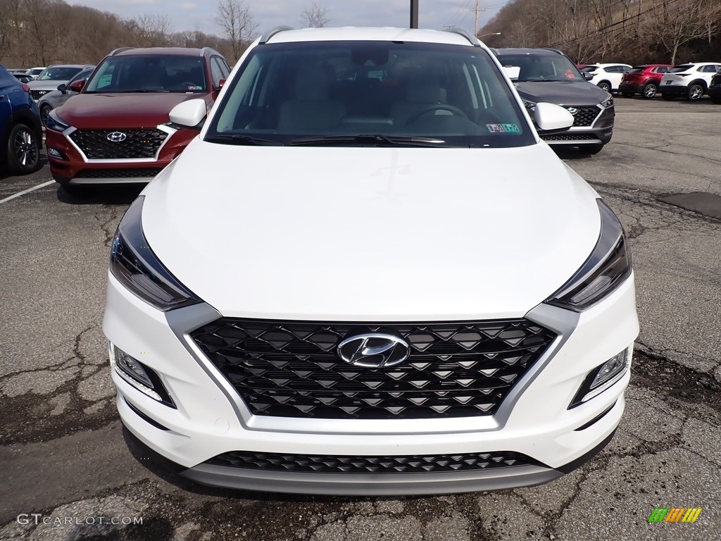 2020 Tucson Sport AWD - Cream White Pearl / Gray photo #4