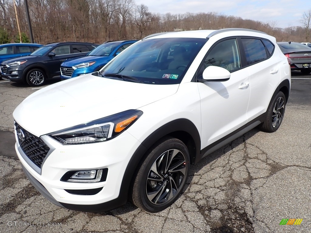 2020 Tucson Sport AWD - Cream White Pearl / Gray photo #5