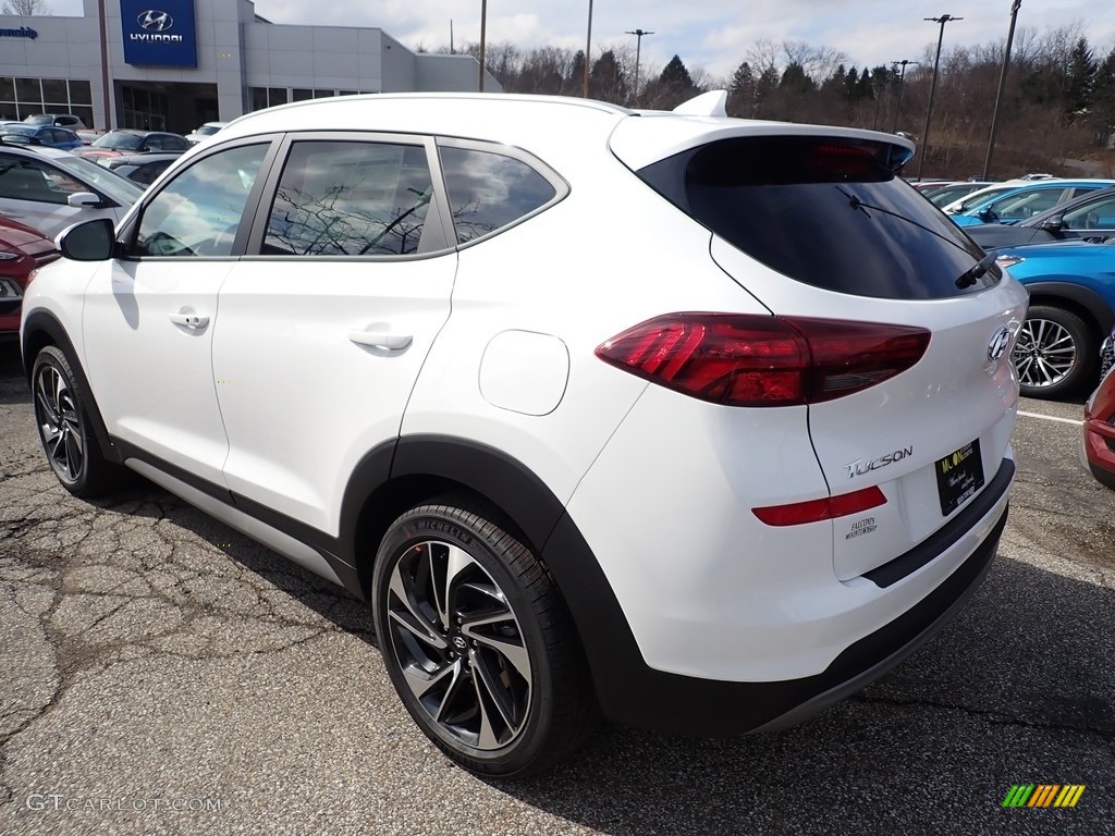 2020 Tucson Sport AWD - Cream White Pearl / Gray photo #6