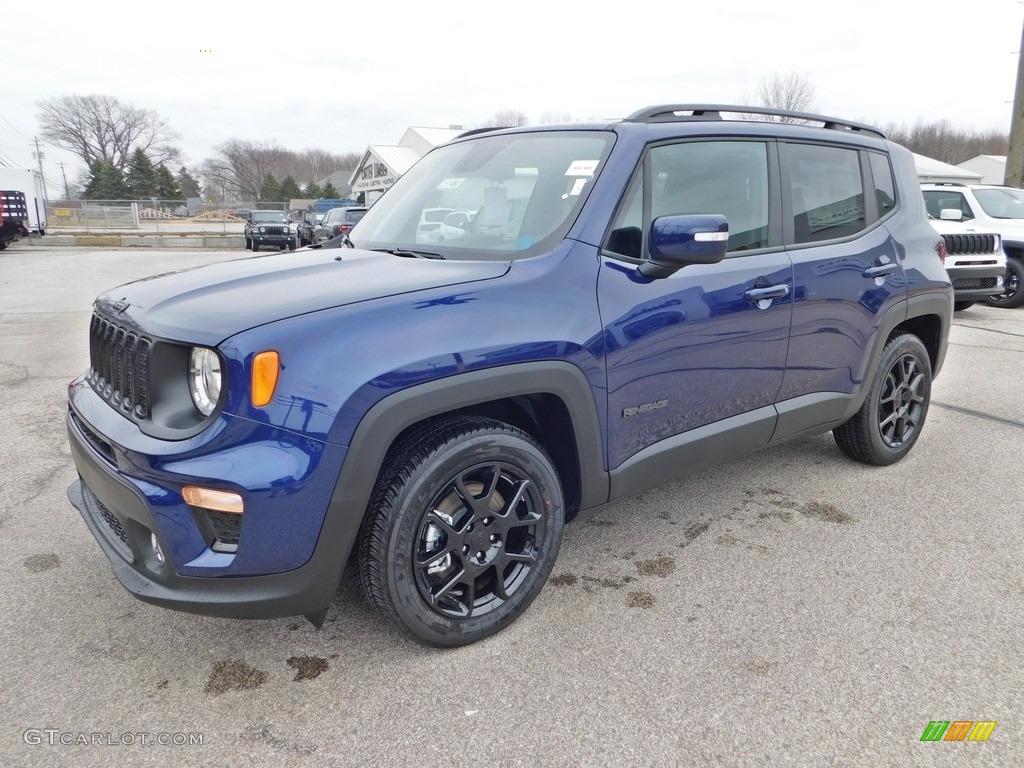 2020 Renegade Latitude 4x4 - Jetset Blue / Black photo #5