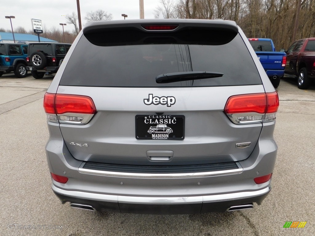 2020 Grand Cherokee Summit 4x4 - Billet Silver Metallic / Dark Sienna Brown/Black photo #8