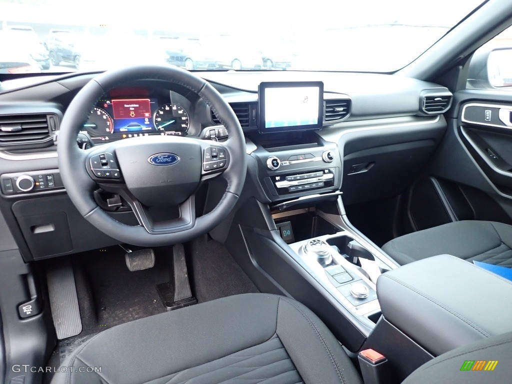 2020 Explorer XLT 4WD - Iconic Silver Metallic / Ebony photo #16