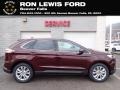 2020 Burgundy Velvet Metallic Tinted Ford Edge Titanium AWD #137559893