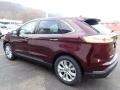 2020 Burgundy Velvet Metallic Tinted Ford Edge Titanium AWD  photo #5