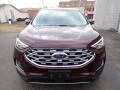 2020 Burgundy Velvet Metallic Tinted Ford Edge Titanium AWD  photo #8