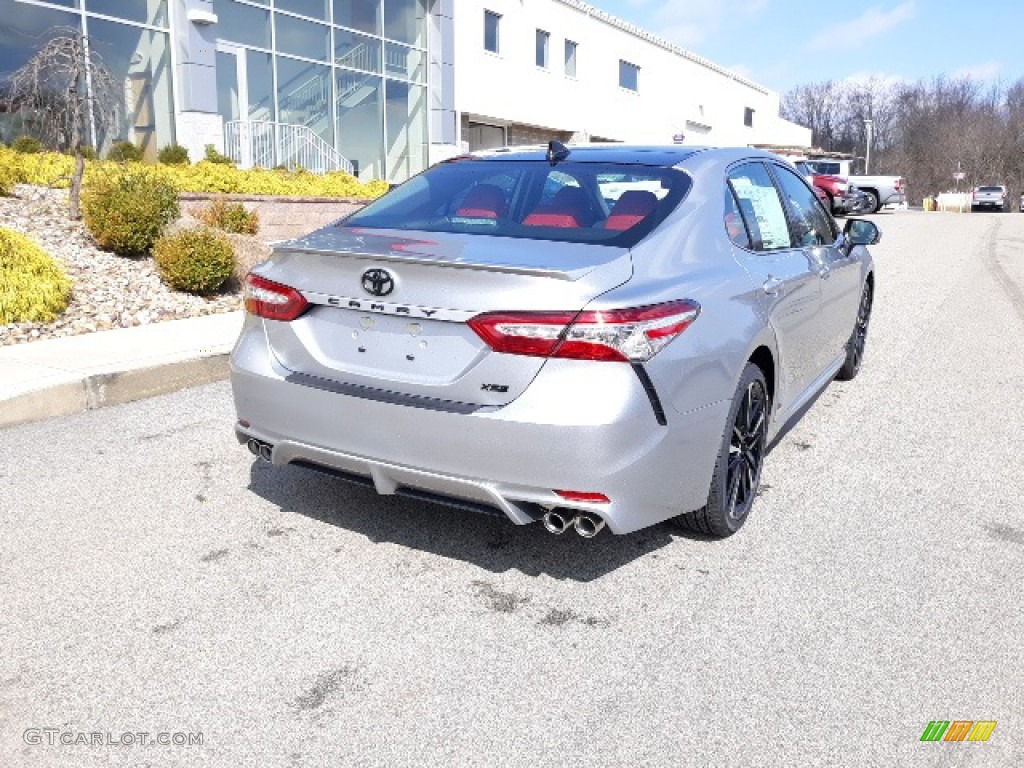2020 Camry XSE - Celestial Silver Metallic / Cockpit Red photo #45
