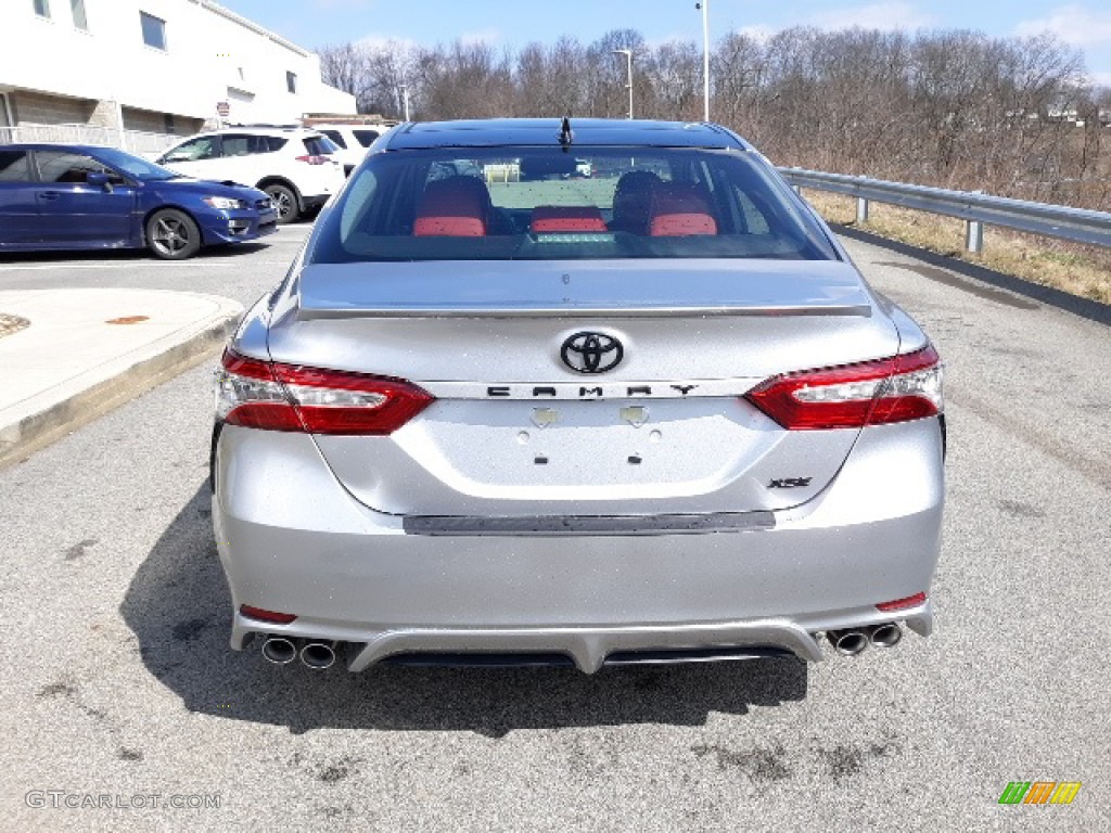 2020 Camry XSE - Celestial Silver Metallic / Cockpit Red photo #46