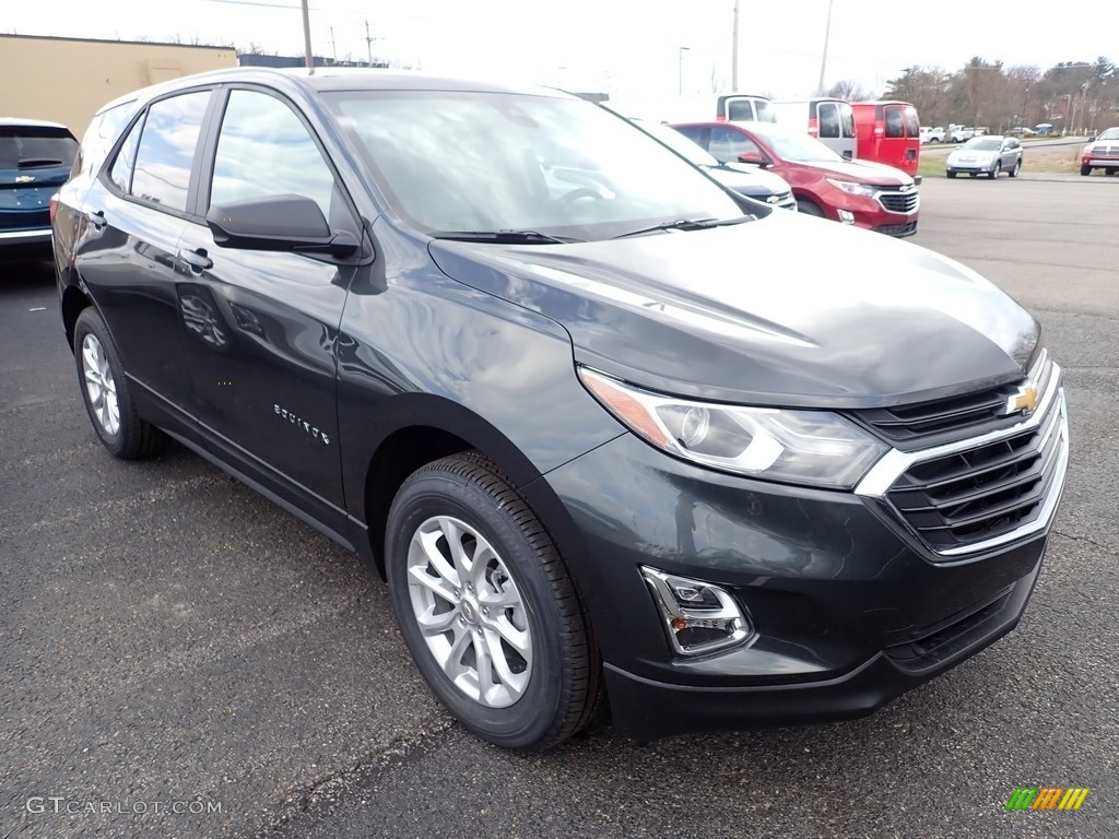 2020 Equinox LS AWD - Nightfall Gray Metallic / Ash Gray photo #7