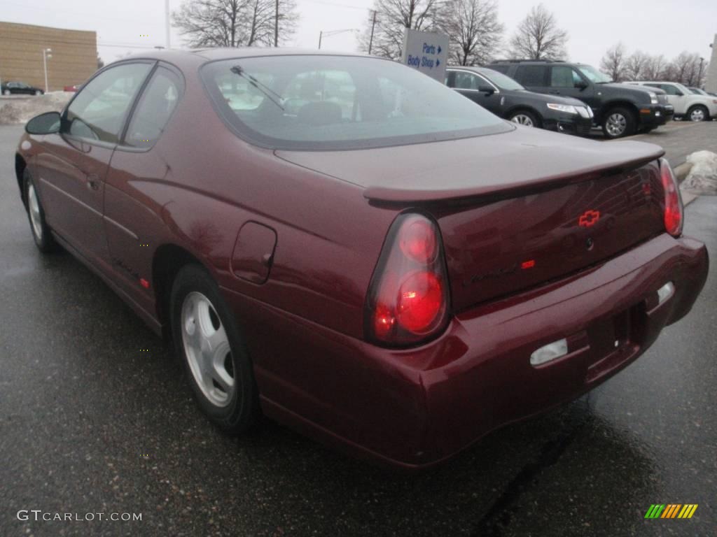 2002 Monte Carlo SS - Dark Carmine Red Metallic / Ebony photo #3