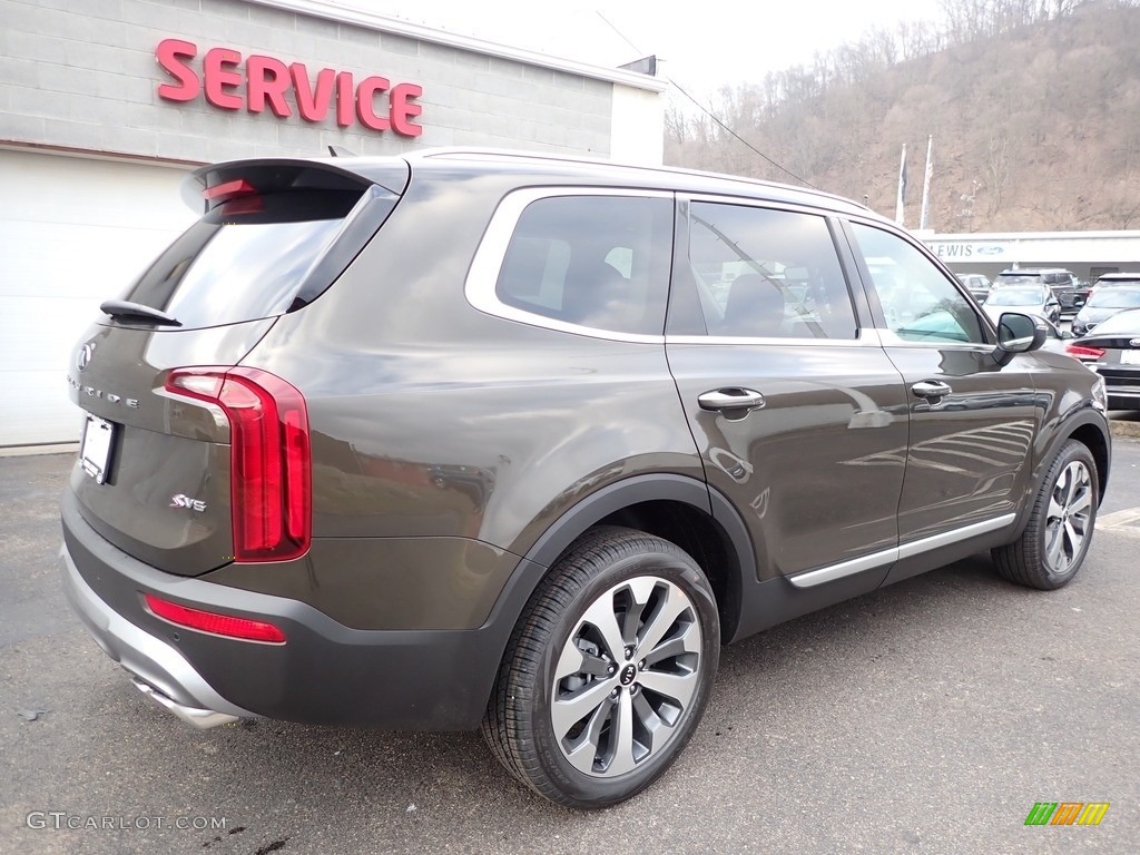 2020 Dark Moss Kia Telluride S AWD 137559887 Photo 2 Car Color Galleries