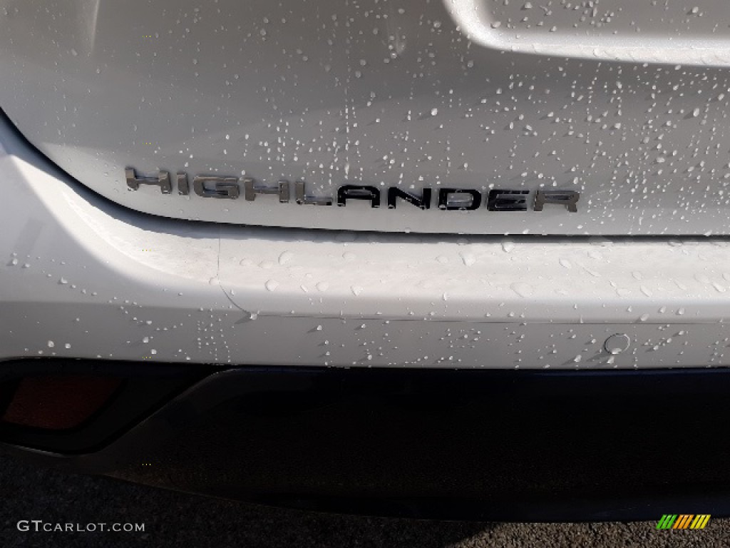2020 Highlander Hybrid Limited AWD - Blizzard White Pearl / Black photo #42