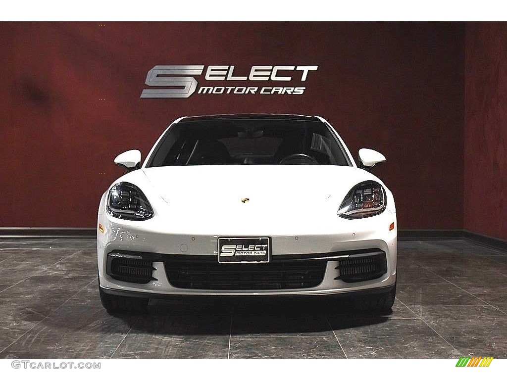 2017 Panamera 4S - White / Saddle Brown photo #2