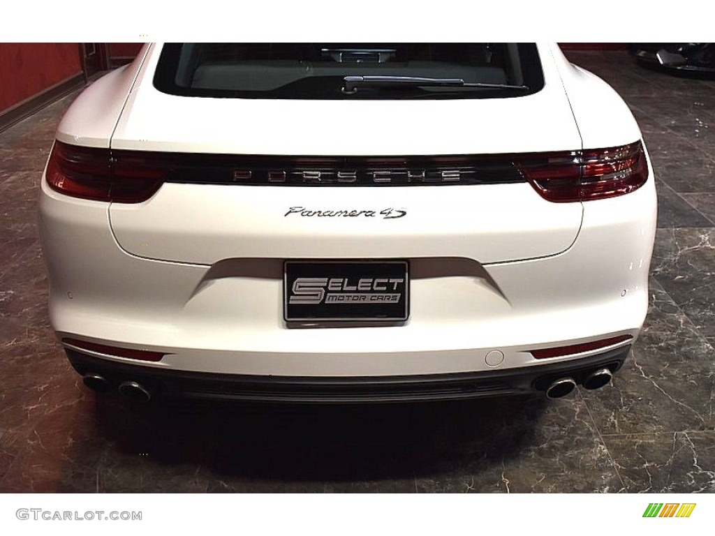 2017 Panamera 4S - White / Saddle Brown photo #6