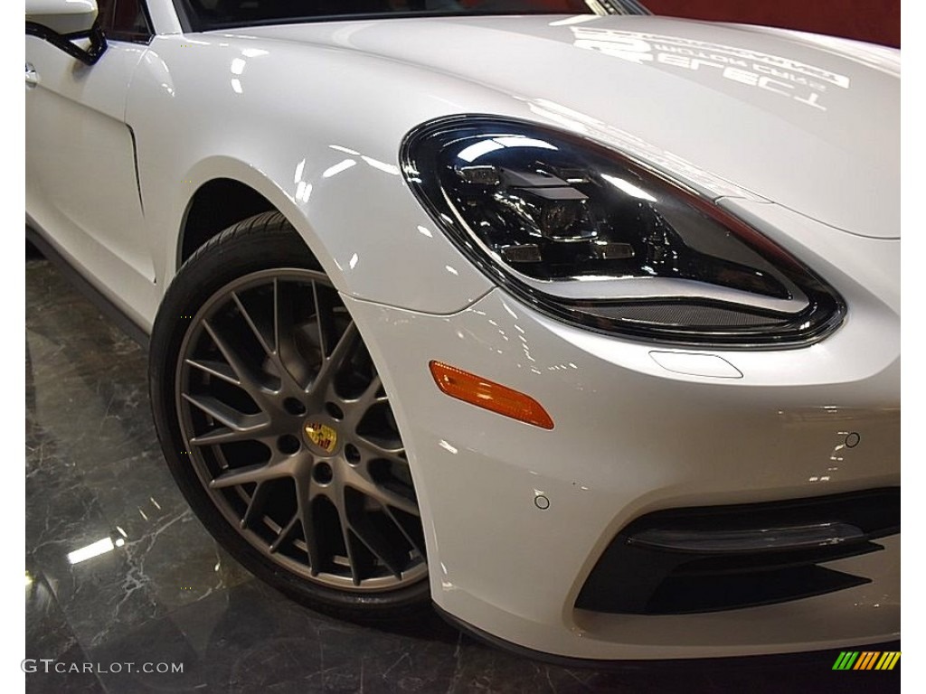 2017 Panamera 4S - White / Saddle Brown photo #9