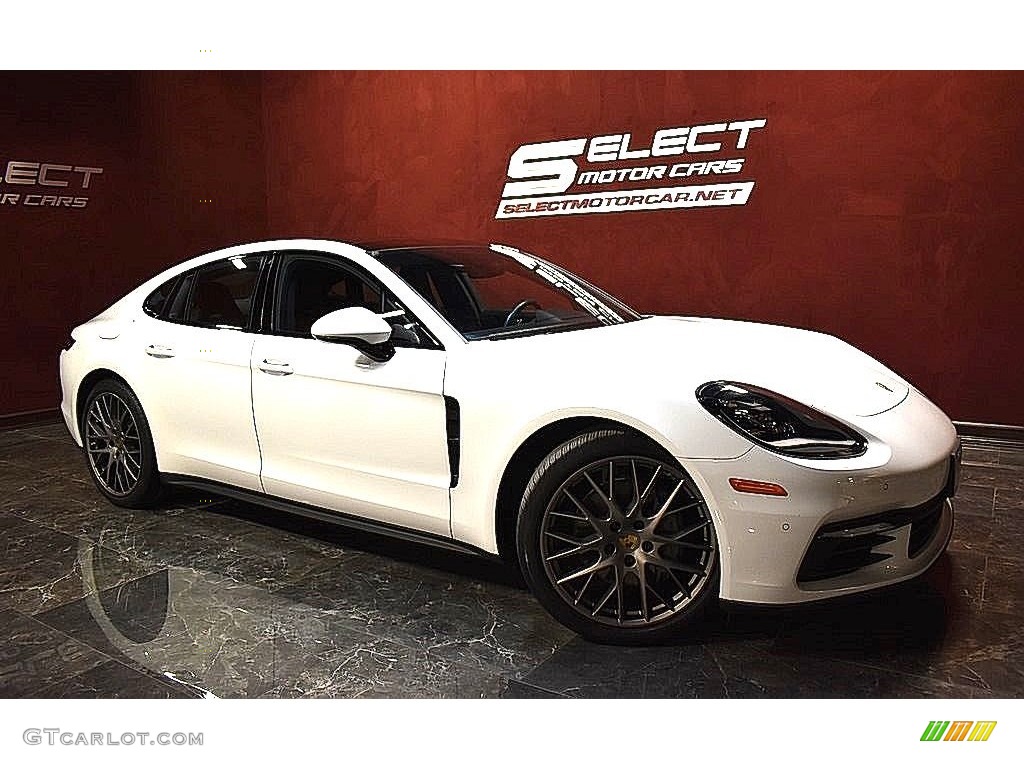 2017 Panamera 4S - White / Saddle Brown photo #10