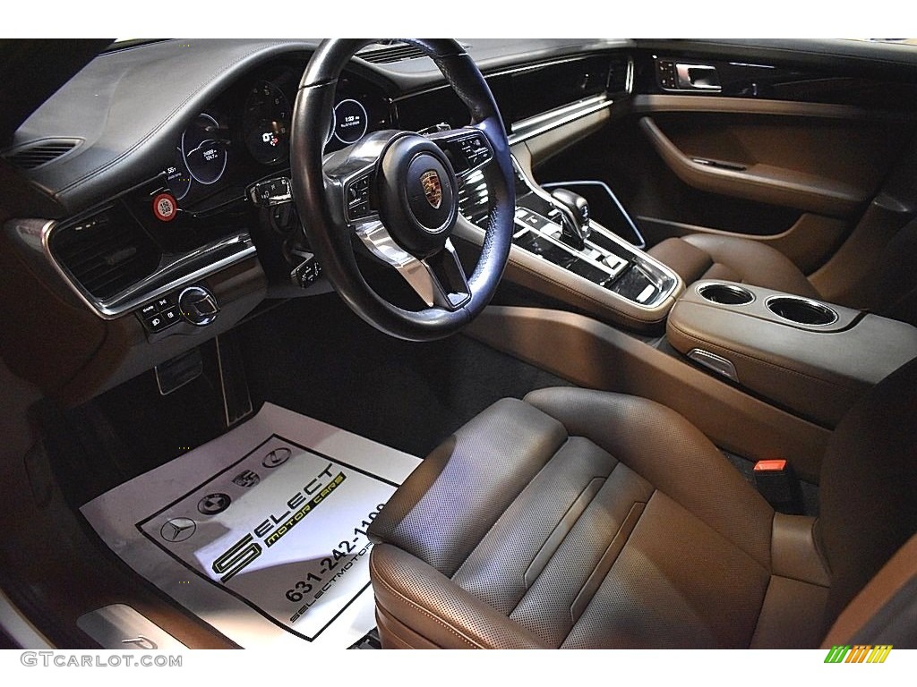 2017 Panamera 4S - White / Saddle Brown photo #14