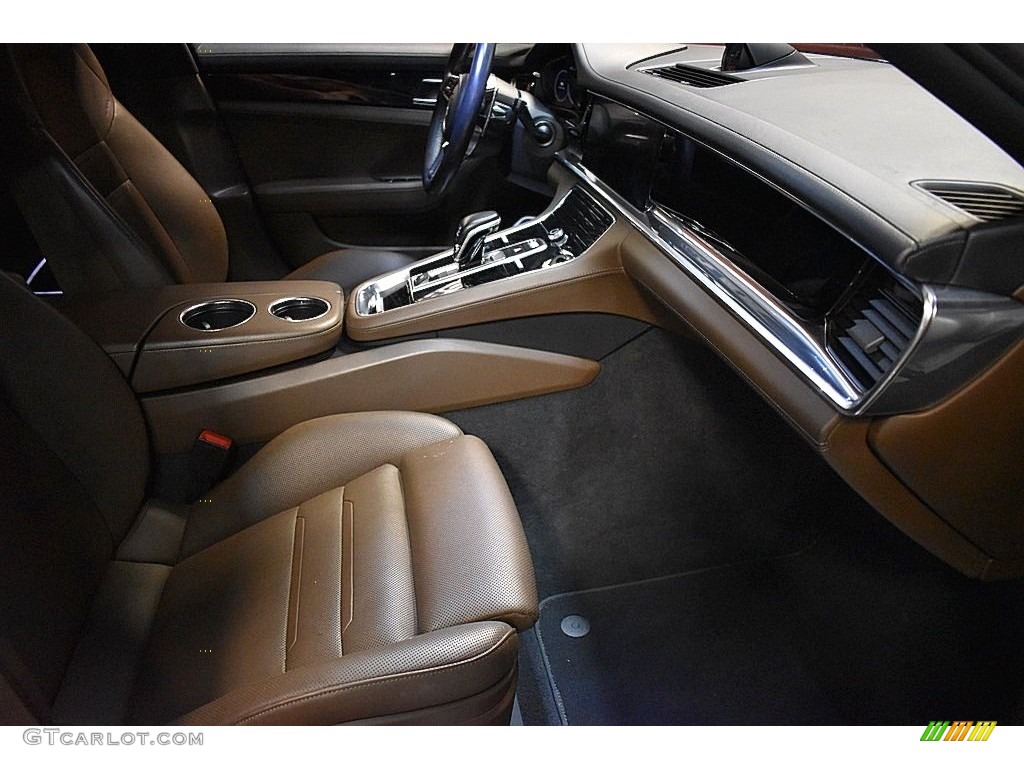 2017 Panamera 4S - White / Saddle Brown photo #18