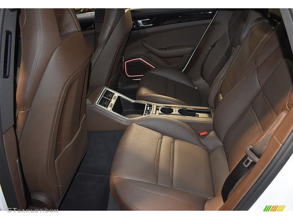 2017 Panamera 4S - White / Saddle Brown photo #19