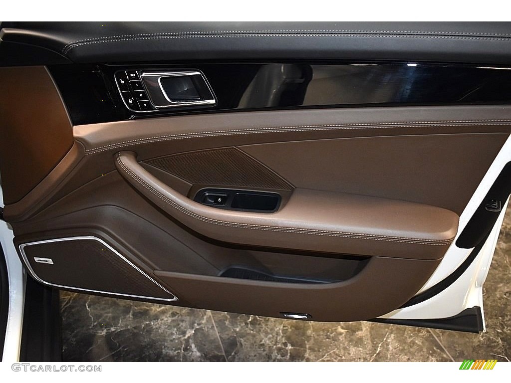 2017 Panamera 4S - White / Saddle Brown photo #20