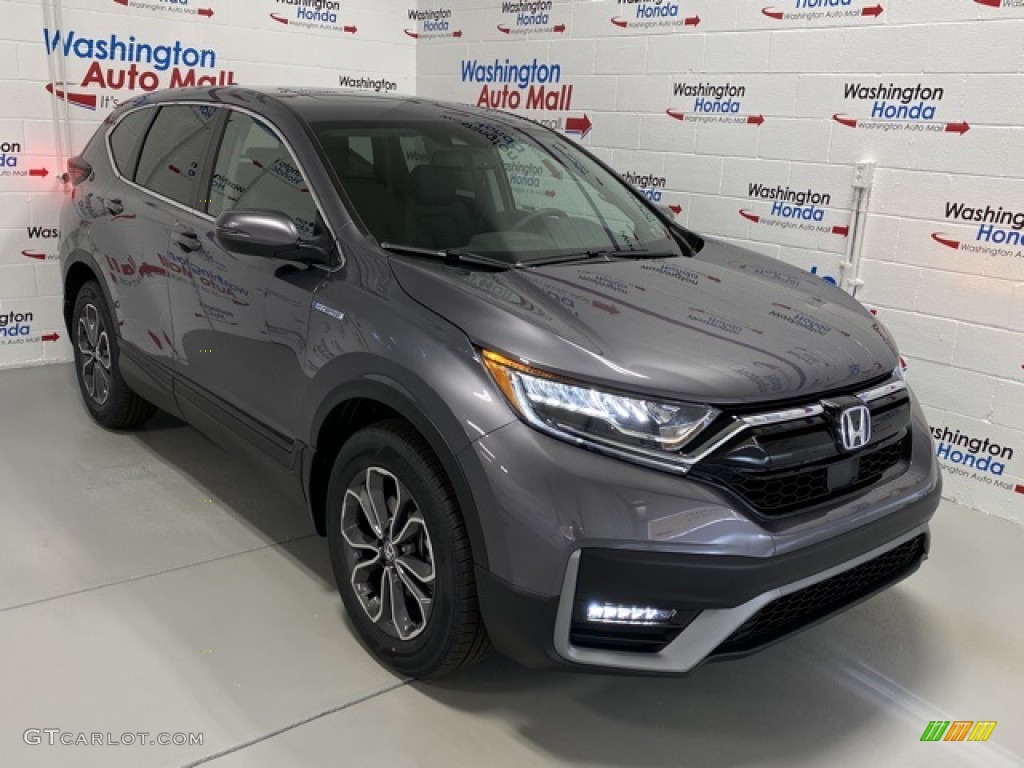 2020 CR-V EX-L AWD Hybrid - Modern Steel Metallic / Black photo #2