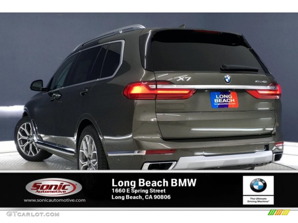 2020 X7 xDrive40i - Manhattan Green Metallic / Black photo #2