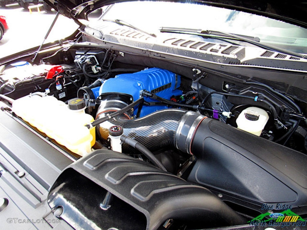 2020 Ford F150 Shelby Cobra Edition SuperCrew 4x4 5.0 Liter Shelby Supercharged DOHC 32-Valve Ti-VCT E85 V8 Engine Photo #137579407