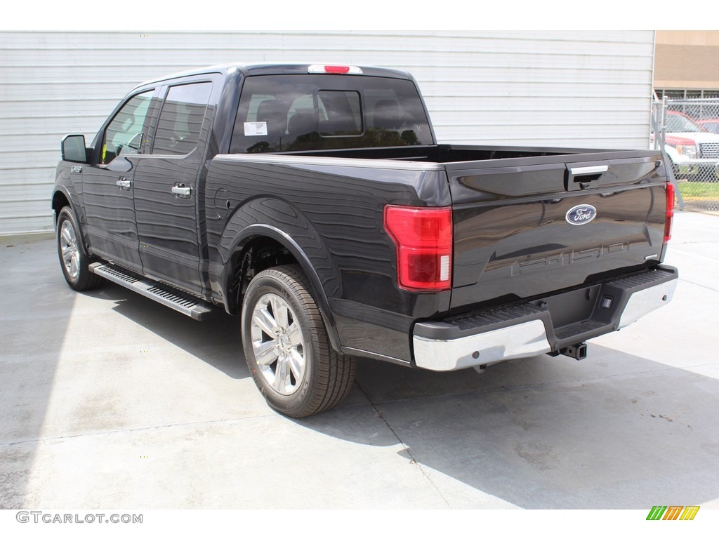 2020 F150 Lariat SuperCrew - Agate Black / Black photo #6