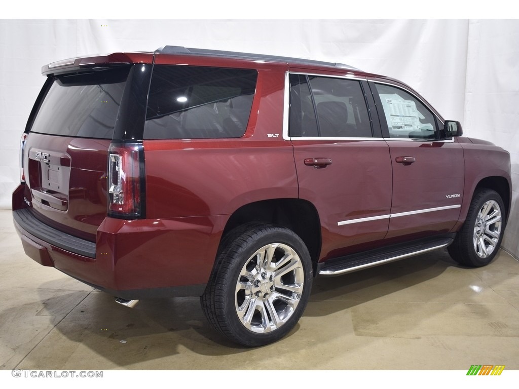 2020 Yukon SLT 4WD - Crimson Red Tintcoat / Cocoa/Dune photo #11